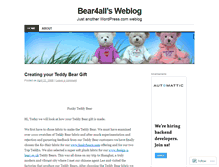 Tablet Screenshot of bear4all.wordpress.com