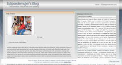 Desktop Screenshot of eclipsedemujer.wordpress.com