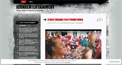 Desktop Screenshot of iconxentertainment.wordpress.com