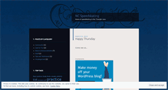 Desktop Screenshot of ncspeedskating.wordpress.com