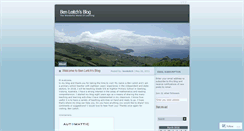 Desktop Screenshot of benjaminleitch.wordpress.com