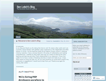 Tablet Screenshot of benjaminleitch.wordpress.com