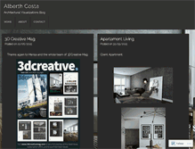 Tablet Screenshot of alberthcosta.wordpress.com