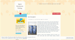 Desktop Screenshot of agneskurniawan.wordpress.com
