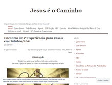 Tablet Screenshot of jesuseocaminho.wordpress.com