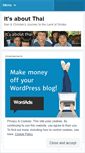 Mobile Screenshot of itsaboutthai.wordpress.com