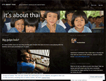 Tablet Screenshot of itsaboutthai.wordpress.com