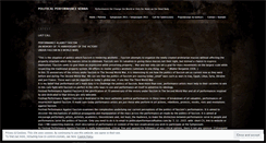Desktop Screenshot of politicalperformanceserbia.wordpress.com