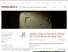 Tablet Screenshot of peregrinadanza.wordpress.com