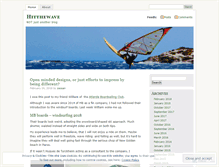 Tablet Screenshot of hitthewave.wordpress.com