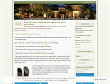 Tablet Screenshot of outdoorlightingclearwater.wordpress.com