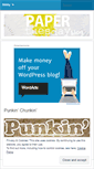 Mobile Screenshot of papertuesday.wordpress.com