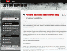 Tablet Screenshot of hotnewblogs.wordpress.com