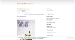 Desktop Screenshot of familyrules.wordpress.com