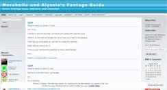 Desktop Screenshot of morlyssiafantages.wordpress.com