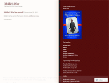 Tablet Screenshot of mollieswar.wordpress.com