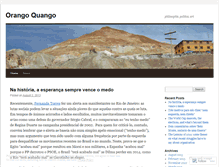 Tablet Screenshot of orangoquango.wordpress.com