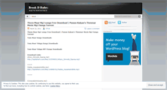 Desktop Screenshot of breakdrules.wordpress.com