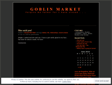 Tablet Screenshot of goblinmarket.wordpress.com