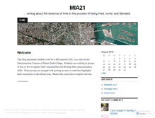 Tablet Screenshot of mia21.wordpress.com