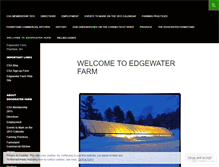 Tablet Screenshot of edgewaterfarm.wordpress.com