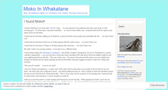 Desktop Screenshot of mokoinwhakatane.wordpress.com