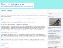 Tablet Screenshot of mokoinwhakatane.wordpress.com