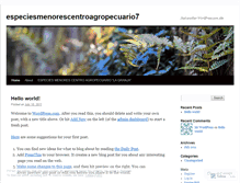 Tablet Screenshot of especiesmenorescentroagropecuario7.wordpress.com