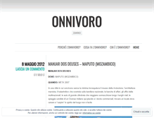 Tablet Screenshot of onnivoro.wordpress.com