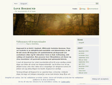 Tablet Screenshot of lovebogesund.wordpress.com