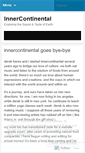Mobile Screenshot of innercontinental.wordpress.com