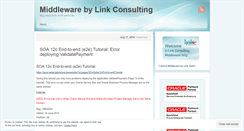 Desktop Screenshot of middlewarebylink.wordpress.com