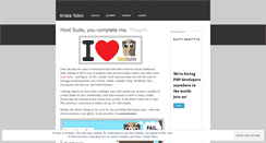Desktop Screenshot of kristatobin.wordpress.com
