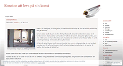 Desktop Screenshot of levapasinkonst.wordpress.com