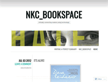 Tablet Screenshot of nkcbookspace.wordpress.com