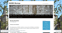 Desktop Screenshot of mudecactivities.wordpress.com