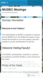 Mobile Screenshot of mudecactivities.wordpress.com