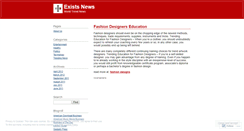 Desktop Screenshot of existsnews.wordpress.com