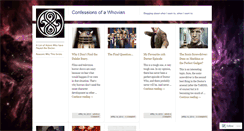 Desktop Screenshot of confessionsofawhovian.wordpress.com