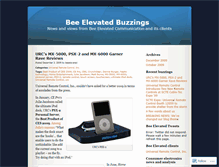 Tablet Screenshot of beeelevated.wordpress.com