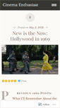 Mobile Screenshot of cinenthusiast.wordpress.com
