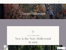 Tablet Screenshot of cinenthusiast.wordpress.com