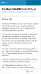 Mobile Screenshot of eastonmeditation.wordpress.com