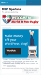 Mobile Screenshot of msprugby.wordpress.com