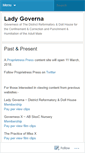 Mobile Screenshot of ladygoverna.wordpress.com