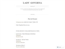 Tablet Screenshot of ladygoverna.wordpress.com