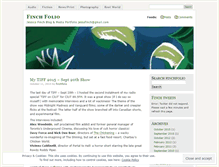 Tablet Screenshot of finchfolio.wordpress.com