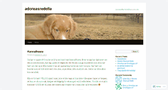 Desktop Screenshot of adoreasredella.wordpress.com