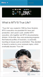 Mobile Screenshot of mtvtruelife.wordpress.com