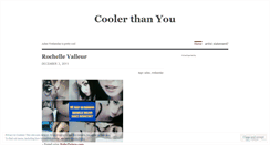 Desktop Screenshot of iamcoolerthanyou.wordpress.com